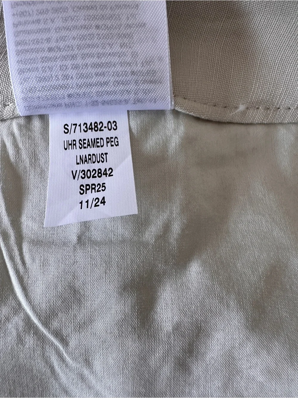 Banana Republic High Rise Tencel Linen Pants with Belt Taupe Size 16